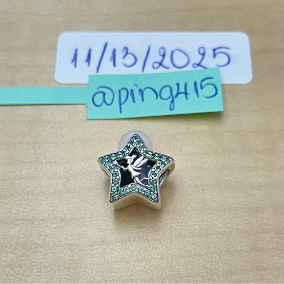 Pandora Disney Tinkerbell star charm - Picture 10 of 13